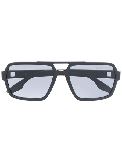 Prada Oversized Square-frame Sunglasses In Black