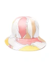 Emilio Pucci Junior Losanghe-print Bucket Hat In Neutrals