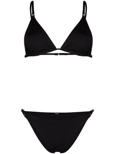 Noire Swimwear Triangle Cup Bikini In Black