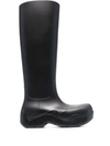 Bottega Veneta Chunky Sole Knee-high Boots In Black