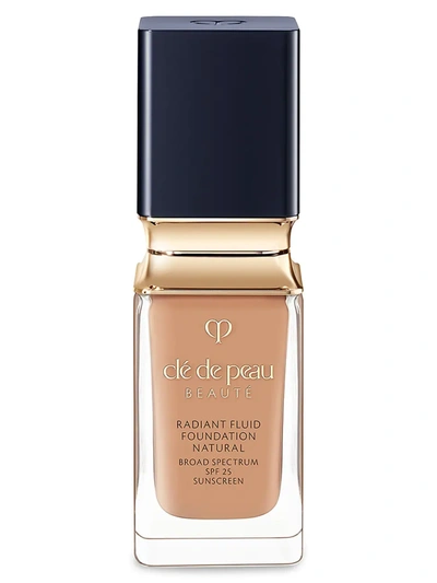 Cl De Peau Beaut Radiant Fluid Foundation Natural Broad Spectrum Spf 25 Sunscreen In O50