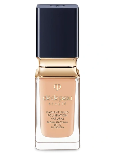 Cl De Peau Beaut Radiant Fluid Foundation Natural Broad Spectrum Spf 25 Sunscreen In O30