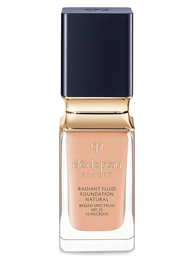 Cl De Peau Beaut Radiant Fluid Foundation Natural Broad Spectrum Spf 25 Sunscreen In B20