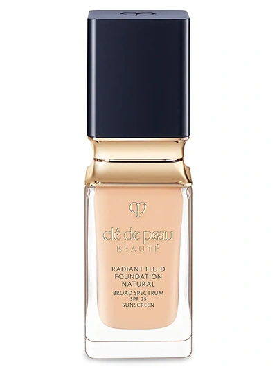 Cl De Peau Beaut Radiant Fluid Foundation Natural Broad Spectrum Spf 25 Sunscreen In O20