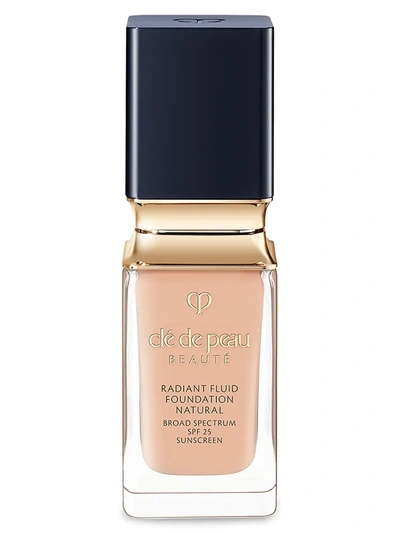 Cl De Peau Beaut Radiant Fluid Foundation Natural Broad Spectrum Spf 25 Sunscreen In B10