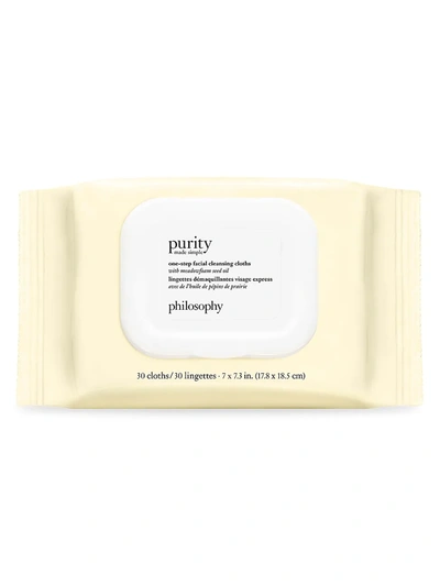 Philosophy Purity Made Simple One-step Facial Cleansing Cloths In No Color