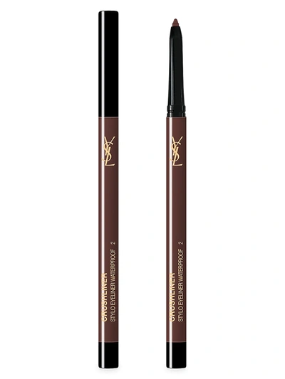 Saint Laurent Crushliner Waterproof Long-wear Precise Eyeliner In Brown