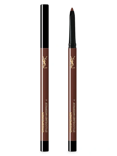 Saint Laurent Crushliner Waterproof Long-wear Precise Eyeliner In Red