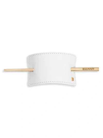 Balmain Standard Hair Barrette In White