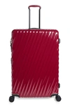 Tumi 31-inch 19 Degrees Aluminum Extended Trip Expandable Spinner Packing Case In Berry