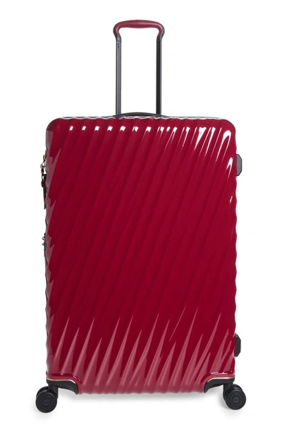 Tumi 31-inch 19 Degrees Aluminum Extended Trip Expandable Spinner Packing Case In Berry