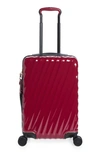 Tumi 22-inch 19 Degrees Aluminum International Expandable Spinner Carry-on In Berry