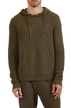ATM ANTHONY THOMAS MELILLO WOOL & CASHMERE TWEED HOODIE SWEATER,AM7200-AD