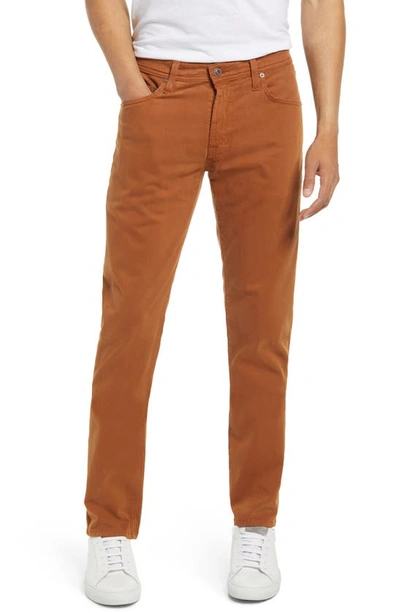 Ag Slim Fit Pants In Vinte Khaki
