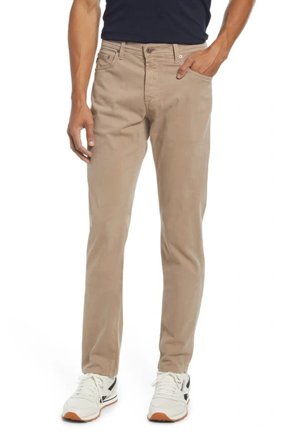 Ag Slim Fit Pants In Silk Bamboo