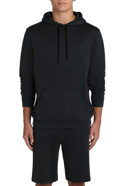 Bugatchi Comfort Stretch Cotton Hoodie In Graphite