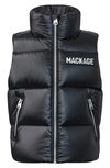 Mackage Kids' Charlee Quilted Down & Feather Fill Puffer Vest In Klein Blue