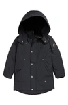 Moose Knuckles Unisex Gold Parka With Shearling Hood In Granite