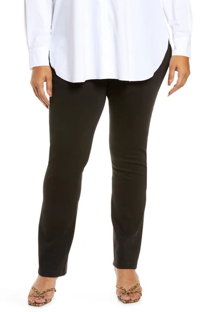 Lyssé Straight Leg Jeggings In Black