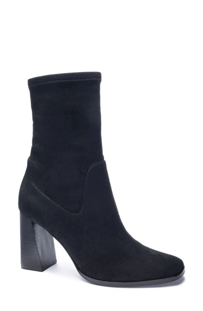 Chinese Laundry Kyrie Bootie In Black Suedette