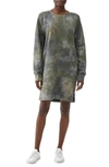 MICHAEL STARS LOLLY BALLOON SLEEVE SWEATSHIRT DRESS,A342RVS