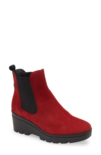 Toni Pons Radom Wedge Chelsea Boot In Vermell