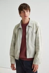 Bdg Washed Cotton Lined Work Jacket In Light Grey
