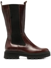 KURT GEIGER STINT MID-CALF LEATHER BOOTS