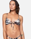 INMOCEAN WOMEN'S HAWAIIANA TIE FRONT BRALETTE BIKINI TOP