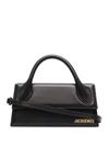 Jacquemus Shoulder Bags With Detachable Strap And Top Handle In Black