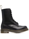 DR. MARTENS' 1490 LACE-UP COMBAT BOOTS