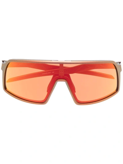 Oakley Sutro Shield-frame Sunglasses In Gold