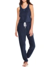 Honeydew Intimates Just Chillin' Terry Jumpsuit In Night Mist