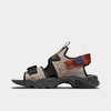 Nike Canyon Slide Sandals In Moon Fossil/racer Blue/orange/black