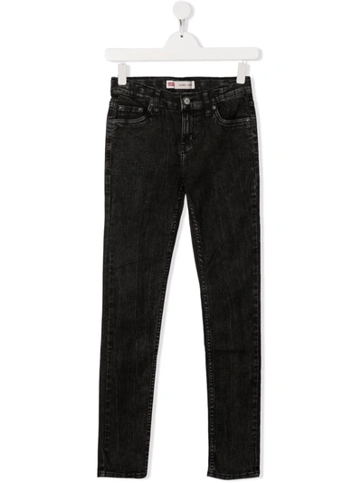 Levi's Teen 517 Slim-fit Jeans In Black