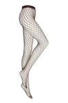 AMINA MUADDI X WOLFORD CRYSTAL NET TIGHTS AMINA MUADDI X WOLFORD