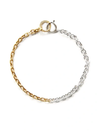 Norma Jewellery Tucana Mixed Chain Bracelet In Gold