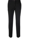 Dolce & Gabbana Tailored Stretch-wool Trousers In Schwarz
