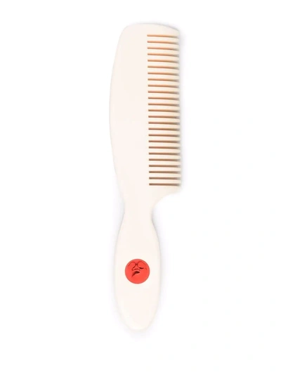 Off-white Face Logo Comb In Weiss