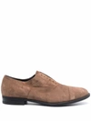 FRATELLI ROSSETTI ROUND-TOE SUEDE LOAFERS