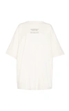 Balenciaga Couture Embroidered Oversized T-shirt In Neutral