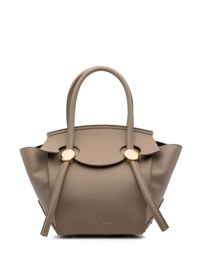 Proenza Schouler Small Pipe Tote Bag In Brown