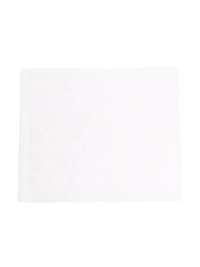 La Stupenderia Logo-print Blanket In White