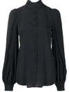 WANDERING STAND-UP COLLAR BLOUSE