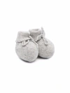 Bonpoint Cashmere Knit Pre-walkers In Grey