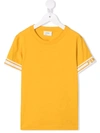 FENDI LOGO SLEEVE-TRIM T-SHIRT