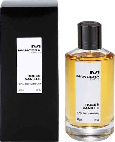 Mancera Unisex Roses Vanille Edp Spray 4.0 oz (120 Ml) In Rose / White