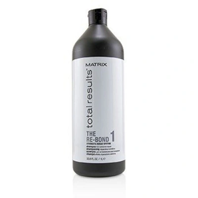 Matrix Total Results The Re-bond Strength-rehab System Shampoo 33.8 oz For Extreme Repair Hair Care 3474636 In N,a