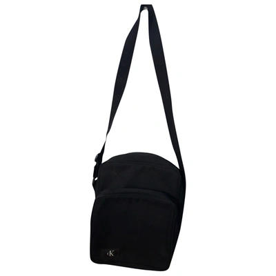 Pre-owned Calvin Klein Cloth Bag In Black