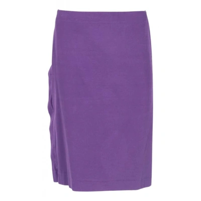 Pre-owned Jil Sander Mid-length Skirt In Purple